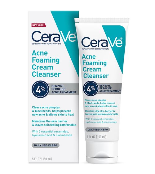 Acne Foaming Cream Cleanser | For deep pore cleansing
